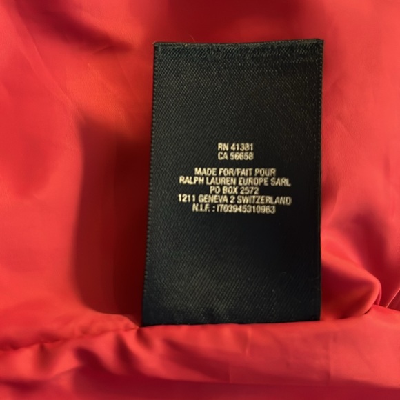 EUC Ralph Lauren pink puffer jacket 60% down 40% waterfowl insulation - Picture 12 of 13